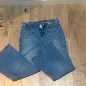 J. Crew Medium Blue Flare Jeans